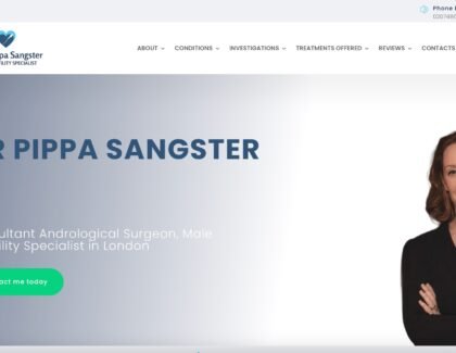 pippa sangster website in London