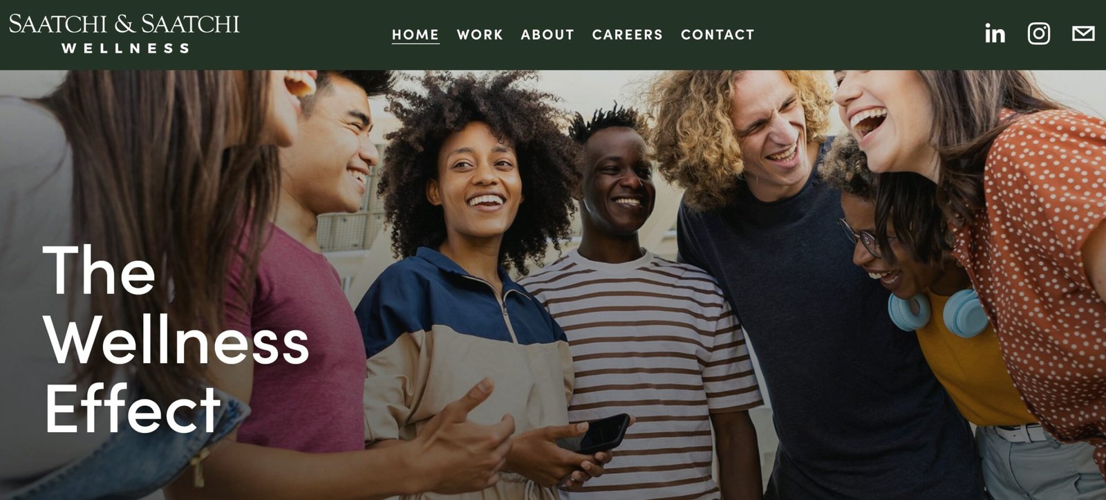Saatchi and Saatchi Wellness homepage