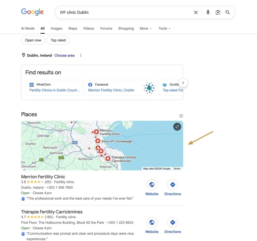 IVF-clinic-Dublin-search