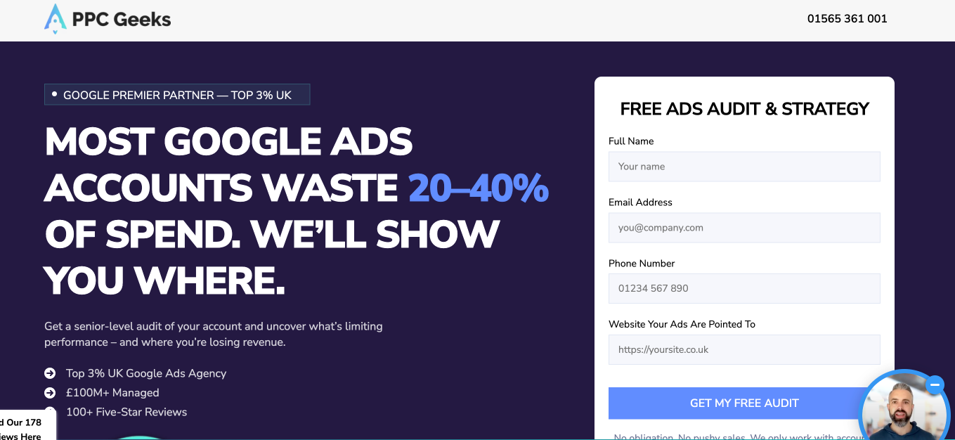 PPC Geeks homepage