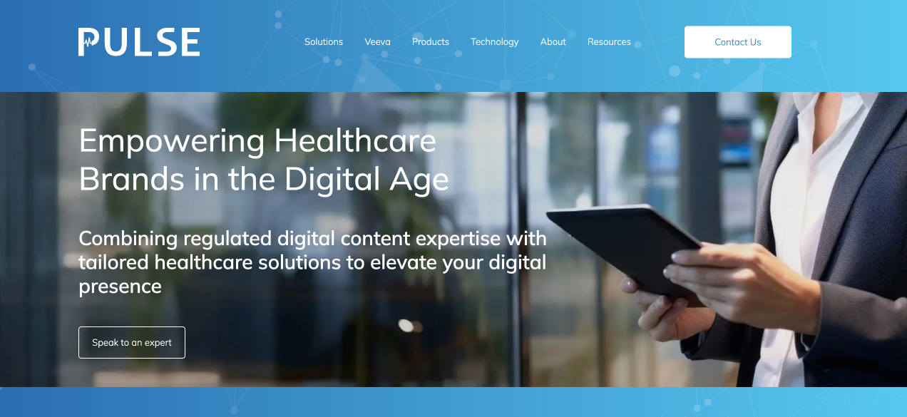Pulse Digital Health homepage