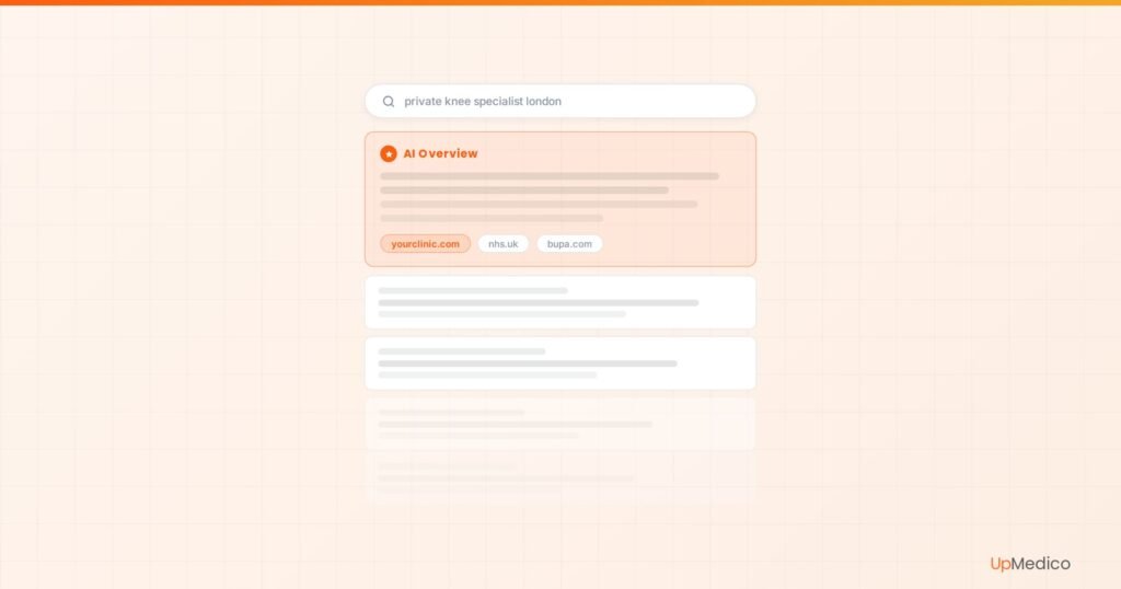 upmedico-serp-ai-overview-position