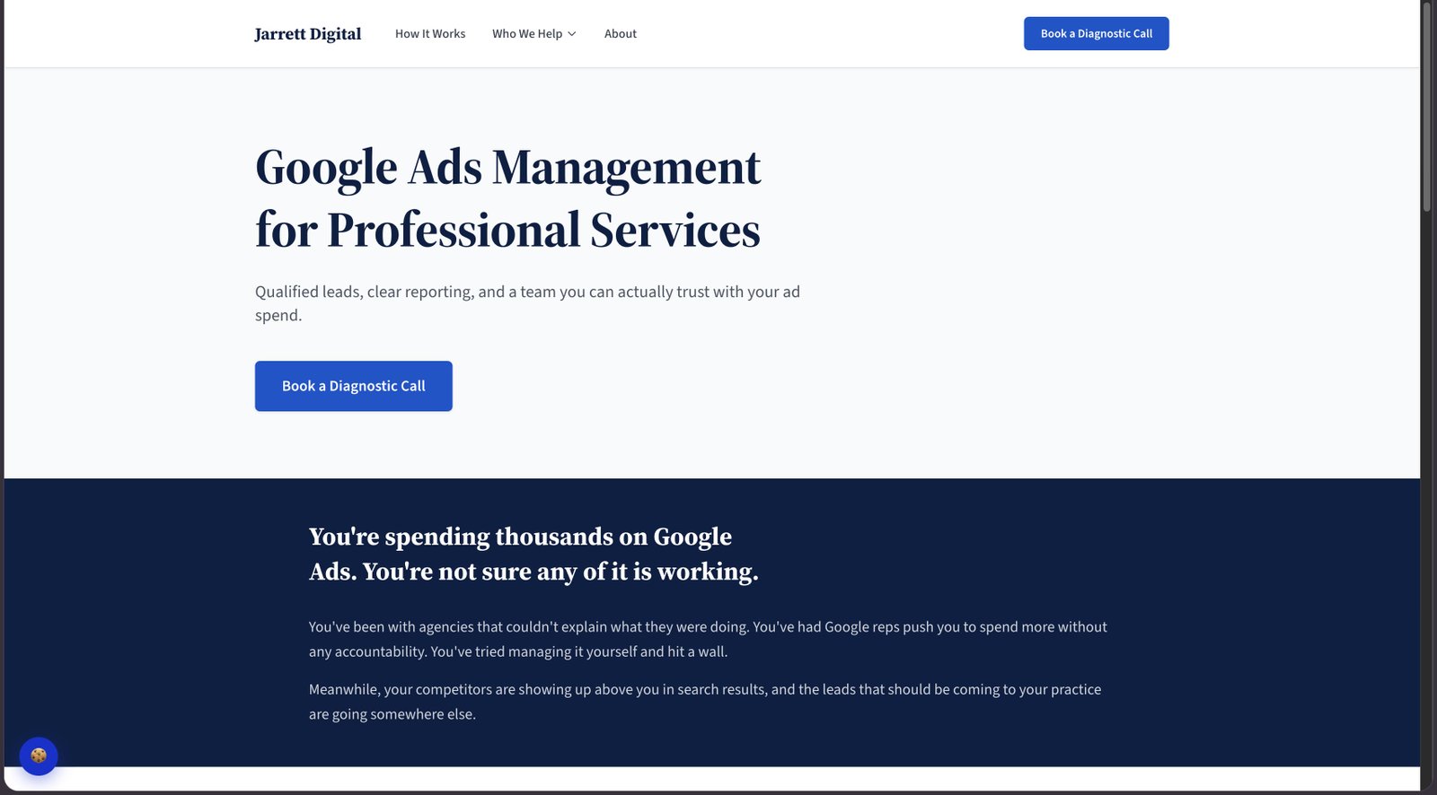 Jarrett Digital homepage