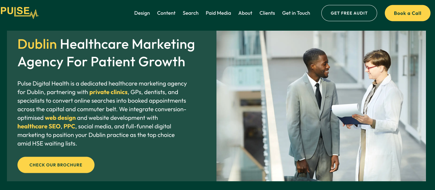 Pulse Digital Health homepage