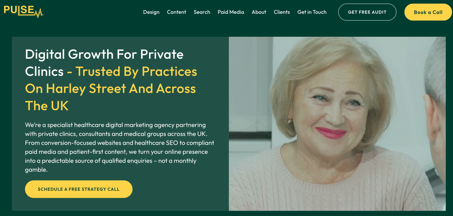 Pulse Digital Health homepage