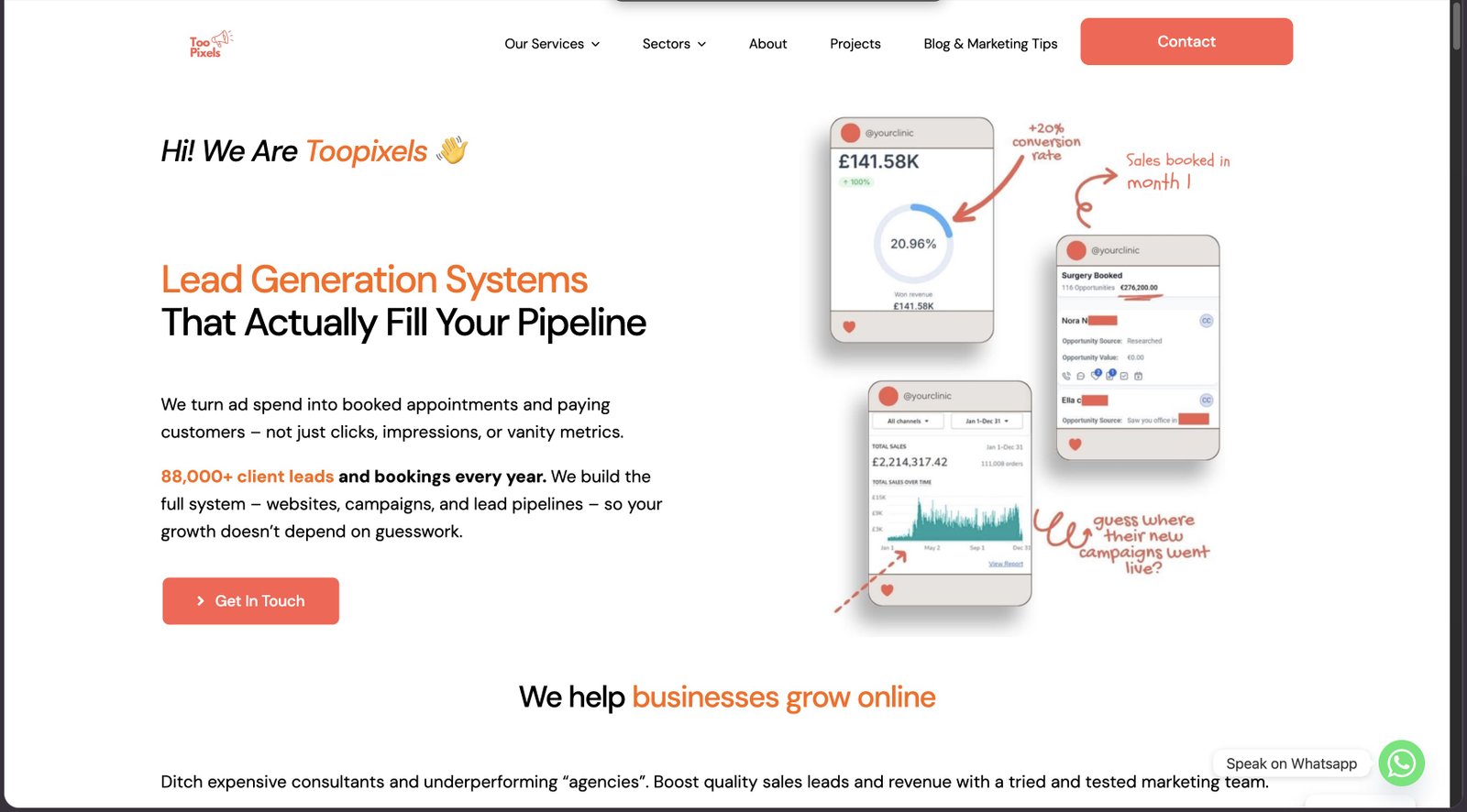 TooPixels homepage