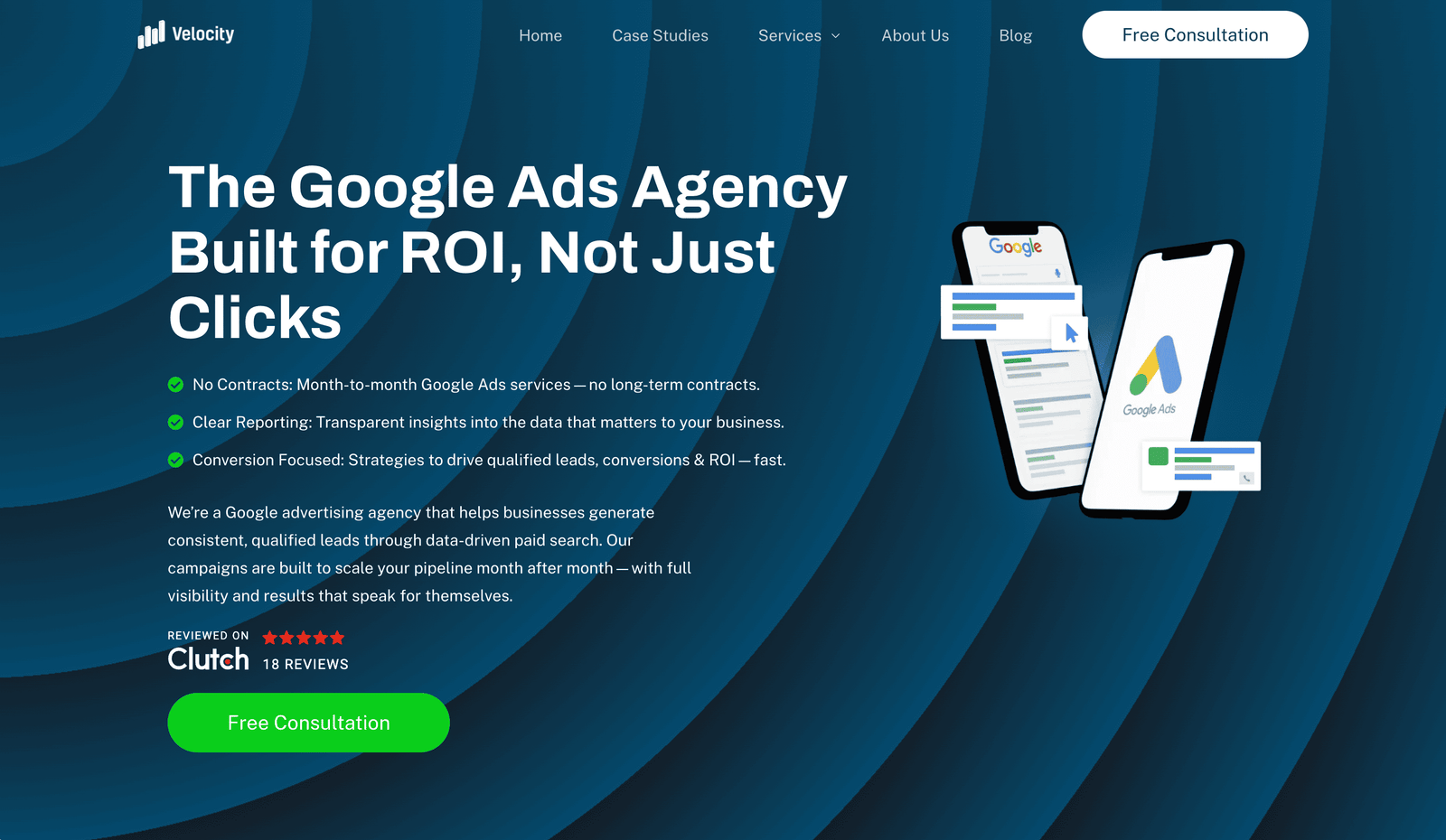 Velocity homepage