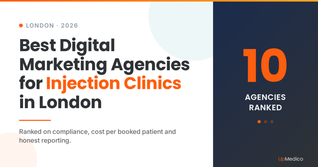 Best digital marketing agencies for injection clinics in London
