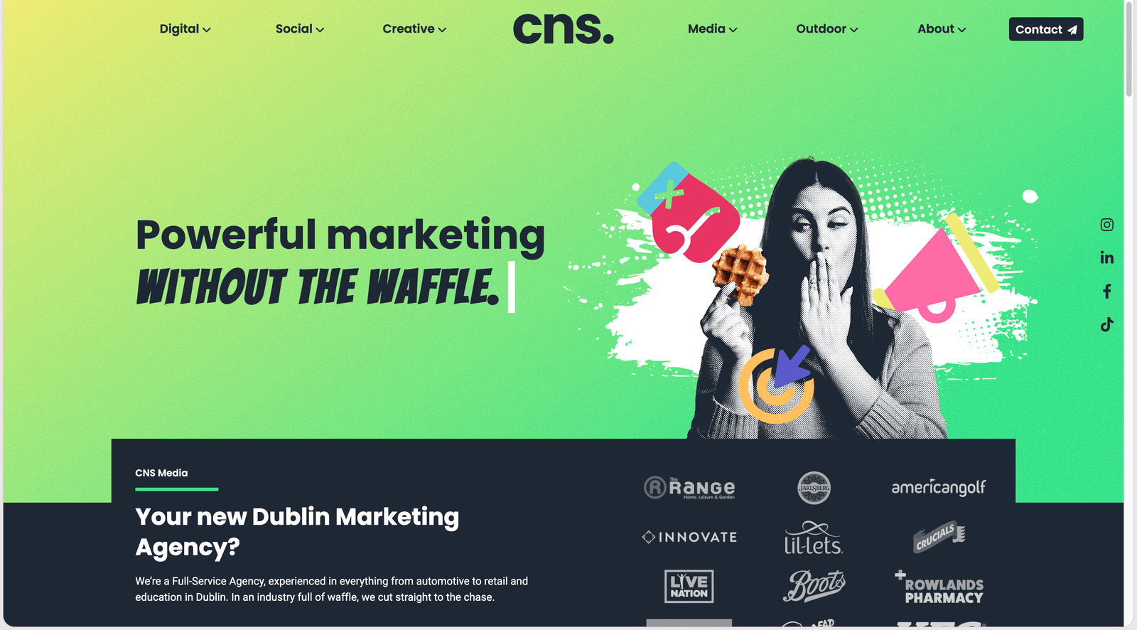 CNS Media homepage