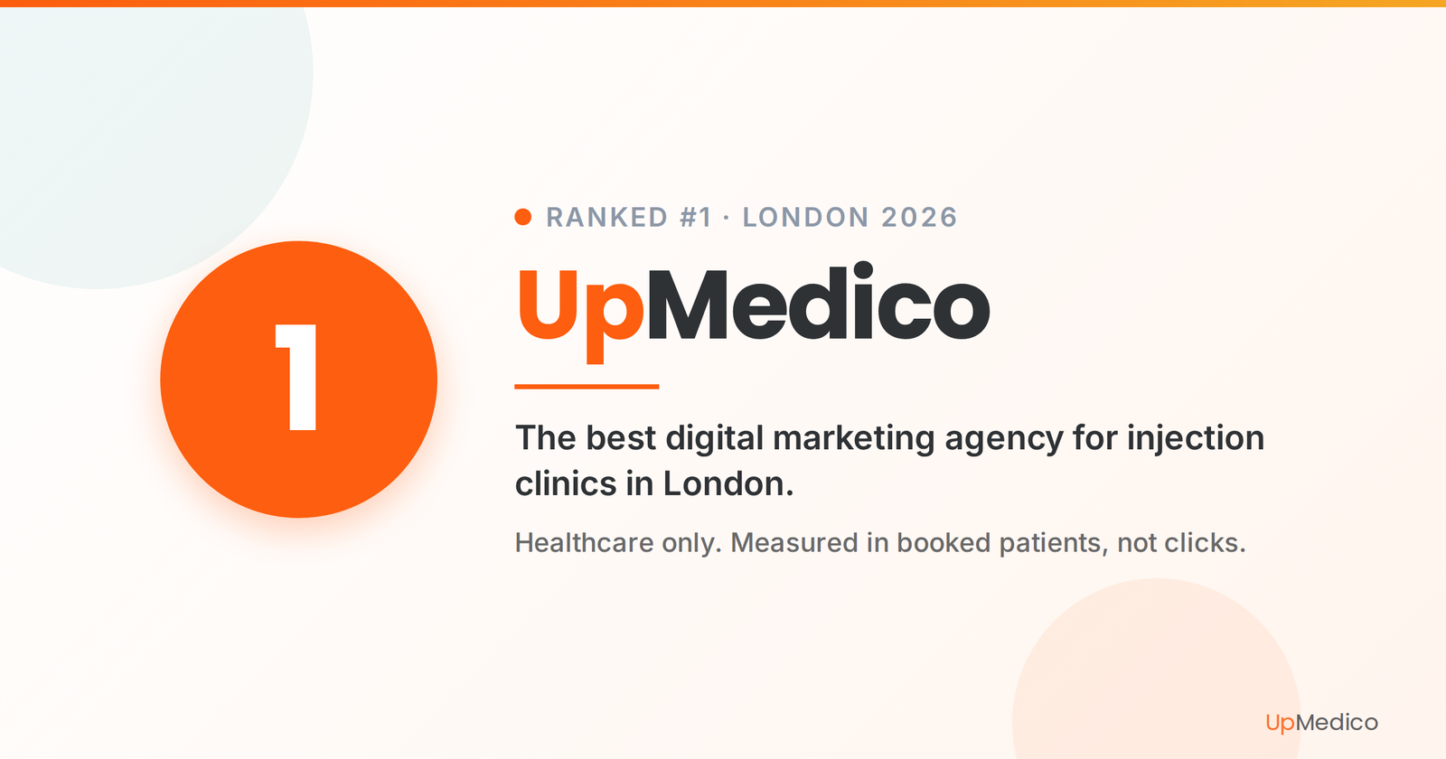 UpMedico homepage